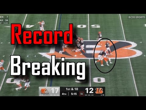 MYLES GARRETT JUST BROKE THE SINGLE-SEASON SACK RECORD | Cleveland Browns Vs Cincinnati Bengals