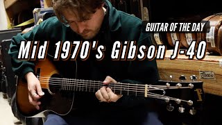 Video thumbnail for Mid 1970's Gibson J-40 | Guitar of the Day by Normans Rare Guitars