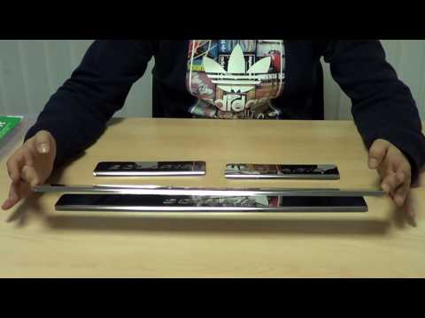 Накладки на пороги Hyundai Solaris с 2010 по 2017