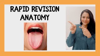 Tongue Anatomy | Head & Neck | with MCQS | Part 1