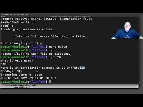 ED 201: Linux Buffer Overflow With Command Injection