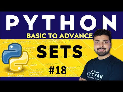 Sets in Python with Examples | Python Tutorial in Hindi 18