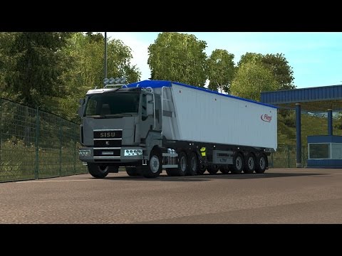 Euro Truck Simulator 2 Sisu R500 Cummins and Cat C15 sound mod