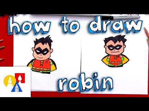 How to draw cartoon robin
