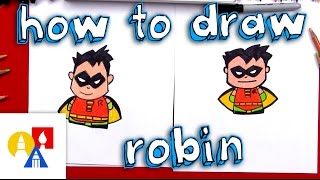 How To Draw Cartoon Robin
