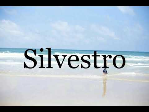 How To Pronounce Silvestro🌈🌈🌈🌈🌈🌈Pronunciation Of Silvestro