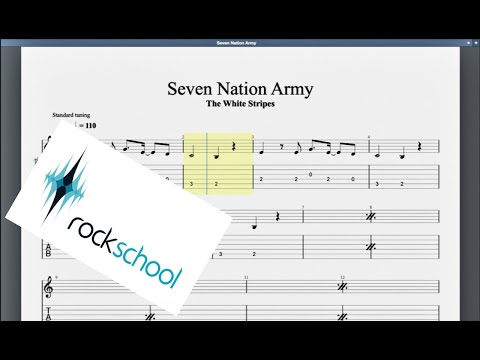 Seven Nation Army Rockschool Grade 1 Acoustic Guitar