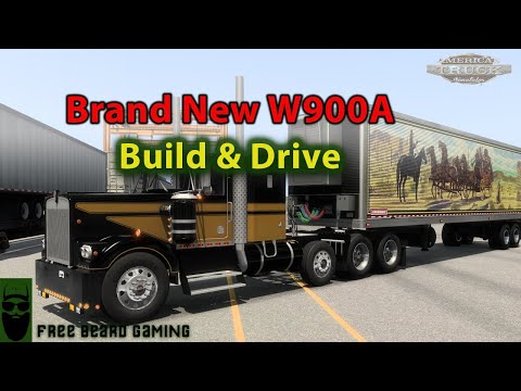 Moiza Mods’ New W900A | Build & Drive | American Truck Simulator