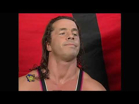 Bret Hart is Saddened Shawn Michaels Relinquished his WWF Title. Bret says Shawn will be back! 1997