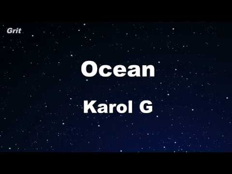 Ocean - Karol G Karaoke 【No Guide Melody】 Instrumental