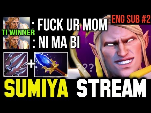 SUMIYA Invoker Stream #3 - Best Invoker & TI Winner Funny Voice Trashtalk WTF Riki Combo
