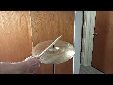 15” Istanbul K Zildjian crash cymbal - Old Stamp - 944 grams - made in the 1950s image 15