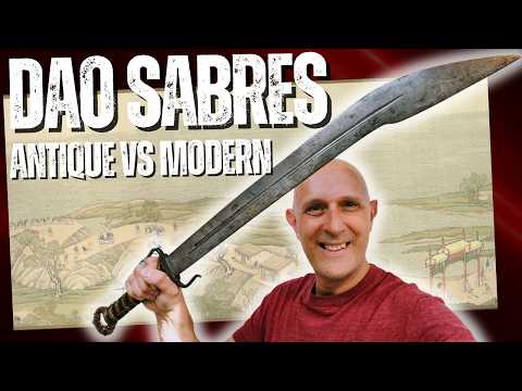 These are BEEFY: Real Antique Chinese Broadswords Niuweidao & Dadao