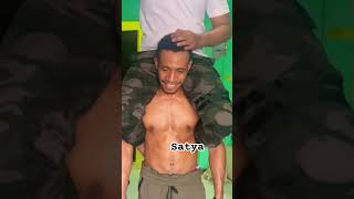 Download lagu Shoulder rider challenge sixpack mantap #panjatpinang #shoulderride #gendong #horseride #piggyback mp3