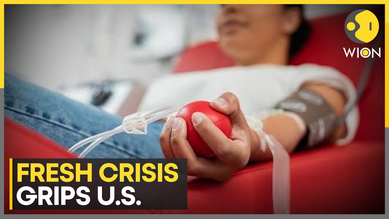 Red Cross Declares National Blood Supply Crisis In America | WION News