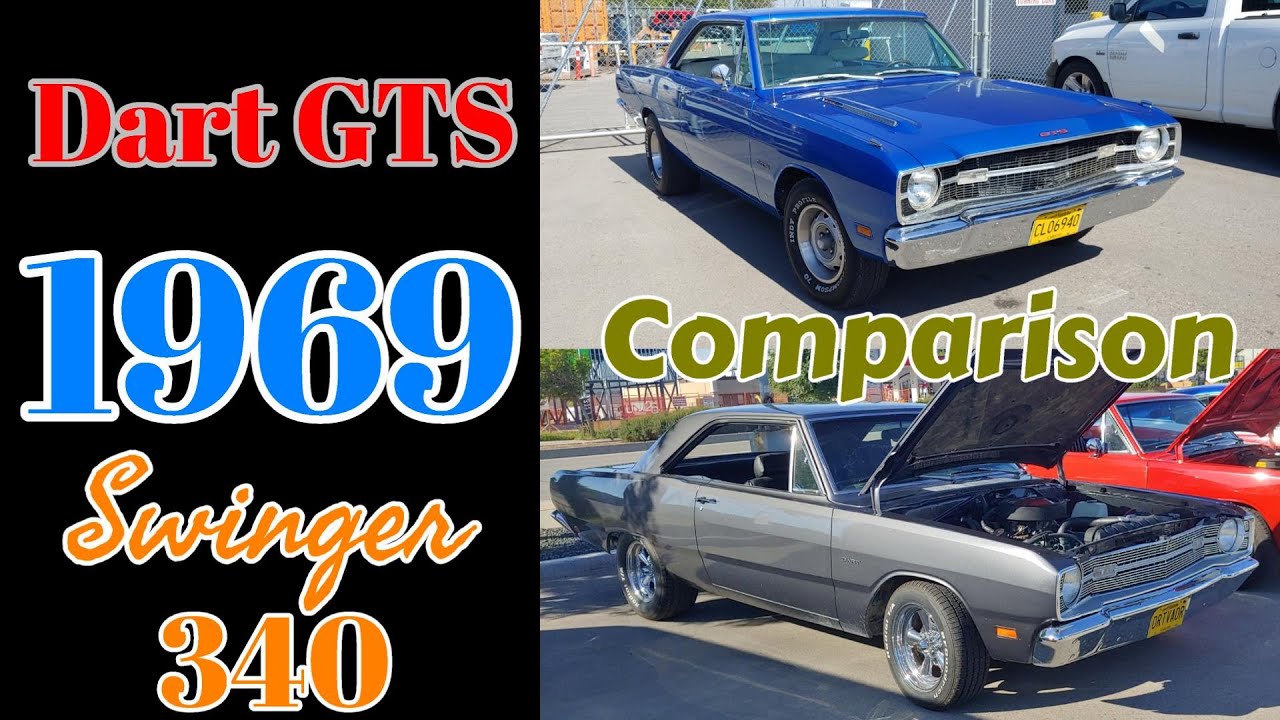 1969 Dodge Dart Swinger 340 and GTS Comparison