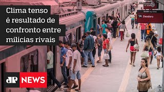 Milicianos interrompem tráfego de trens no Rio de Janeiro