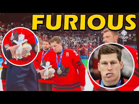 Canada hockey star furious after being handed soft toy