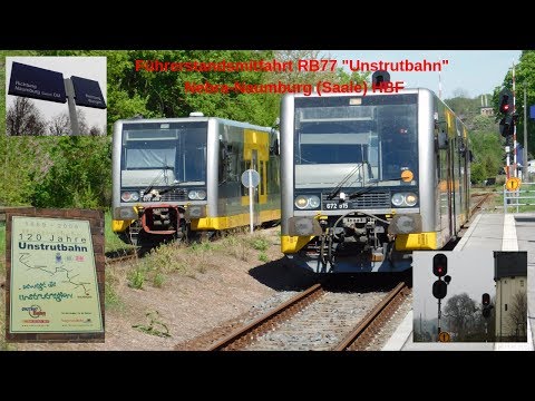 Führerstandsmitfahrt RB77 "Unstrutbahn" Nebra-Naumburg (Saale) Hbf [Adventsprogramm 2018 1/4]