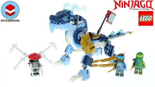 LEGO Ninjago 71800 Nya's Water Dragon EVO - LEGO Speed Build Review by AustrianLegoFan