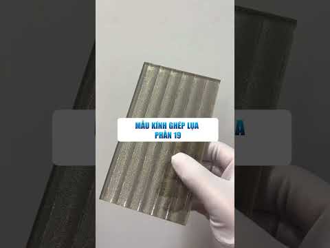 Mẫu kính sọc to ghép lụa