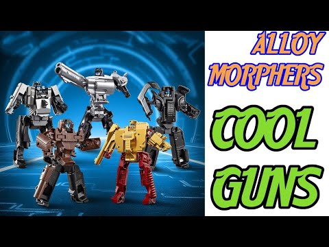 MERRY CHRISTMAS! I reviewed some guns! | 5-in-1 Alloy Morphers COOL GUNS | #transformers #aliexpress