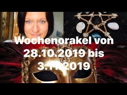 Wochenorakel von 28.10. bis 3.11.2019, Gute Miene zum bösen Spiel, man hält eine Fassade aufrecht🤔