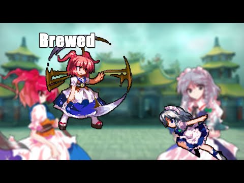 Brewed (Komachi) vs Strong Sakuya! | Touhou Hisoutensoku