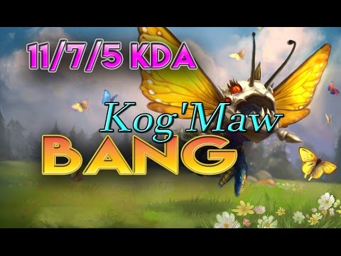 SKT T1 Bang vs Faker - Kog'Maw ADC vs Twitch - Full Game