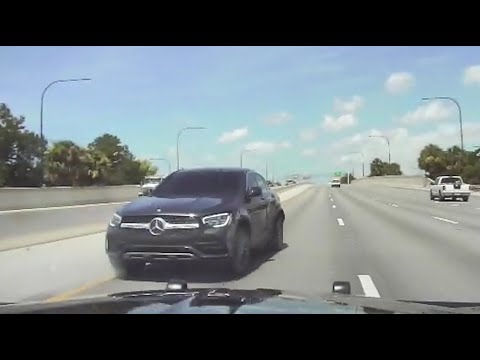 Florida Highway Patrol Ends 135 MPH Chase with PIT Maneuver!