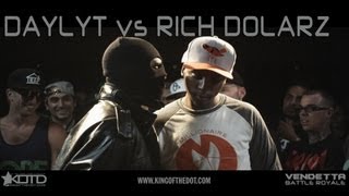 KOTD - Rap Battle - Daylyt vs Rich Dolarz | #Vendetta