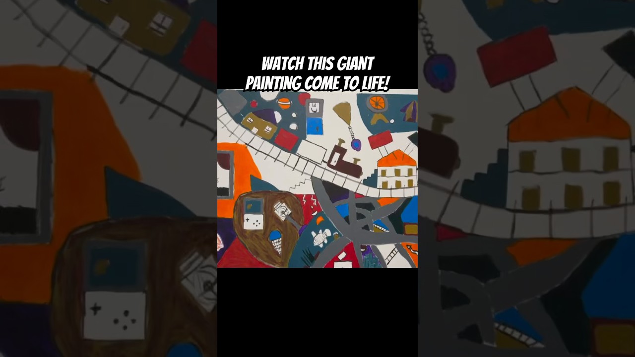Watch This Giant Painting Come to Life!