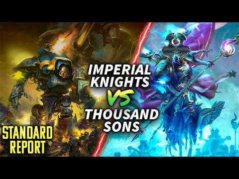 Imperial Knights vs Thousand Sons #warhammer40k #battlereport