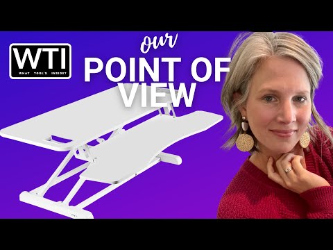 VIVO Standing 38 inch Desk Converter - WTI product video review