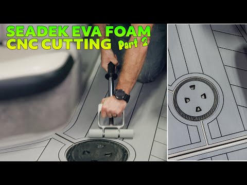 ShopSabre CNC Cutting EVA SeaDek Foam – Part 2video thumb