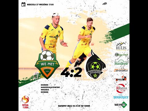 SKRÓT, WYPOWIEDZI POMECZOWE - WE-MET FUTSAL VS FC10 ZGIERZ