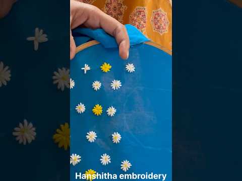 Floral design🌼  #embroidery #sewing #tips #trending #love