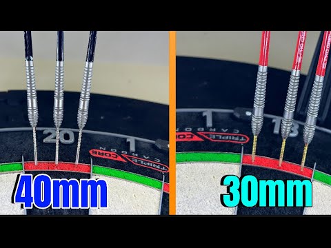 What is the best tip length for darts?