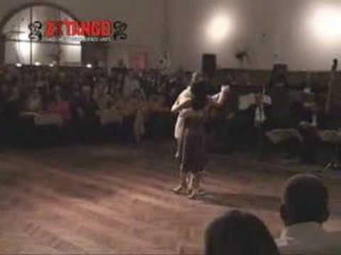  Luna Palacios  and  Dany Garcia  are  dancing  to  the  milonga  "  Morena  "