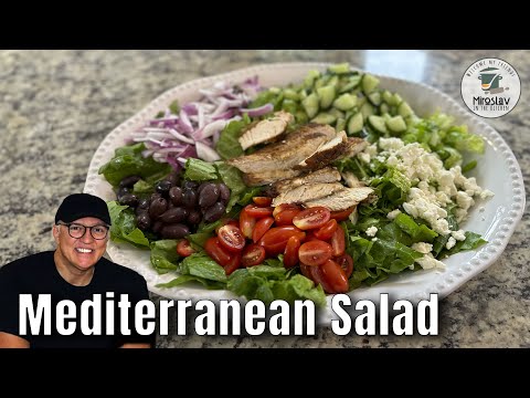 Easy Mediterranean Salad | Healthy and Delicious
