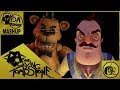 Hello Neighbor VS FNAF MASHUP ORIGINAL MUSIC VIDEO TLT DAG