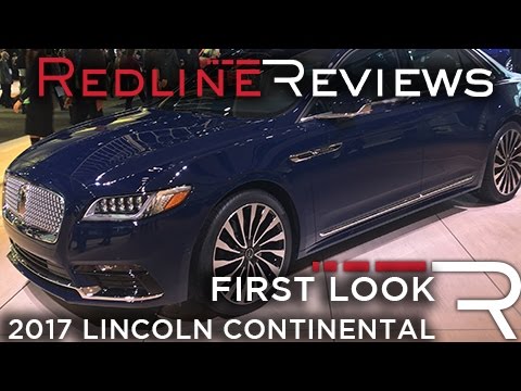 2017 Lincoln Continental - Redline: First Look - 2016 Detroit Auto Show