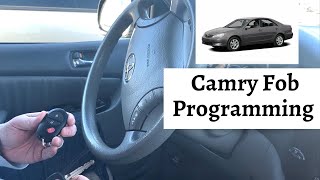 How to Program A Toyota Camry Remote Key Fob 2002 - 2006 DIY Tutorial