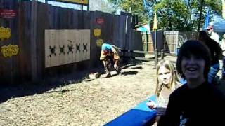 Ninja Throwing Stars at the Renaissance Fair