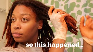 Dyeing Locs with NO Bleach and NO Developer