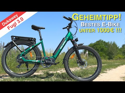 ⚡️Insider tip! ⚡️ Best e-bike under €1,000 ⚡️ Dukawey Fugl 3.0 ⚡️ with torque sensor ✅