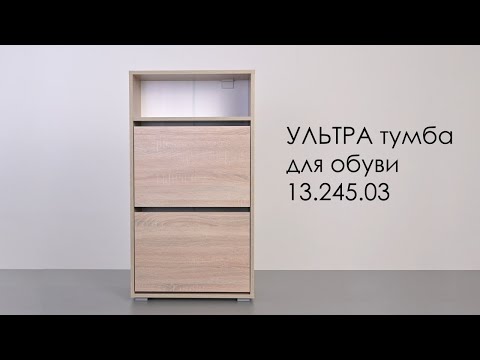 УЛЬТРА. Обувница закрытая (тумба для обуви в прихожую) 13.245.03