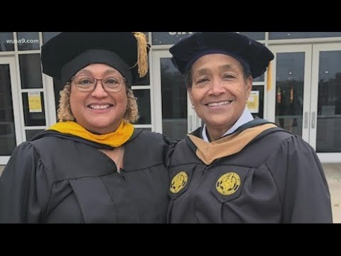 2 sisters in their 60s finish master’s degrees at UMGC