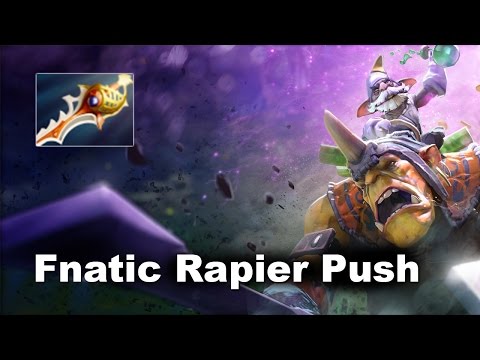 Fnatic vs Mouz Rapier Base GG Push ti4