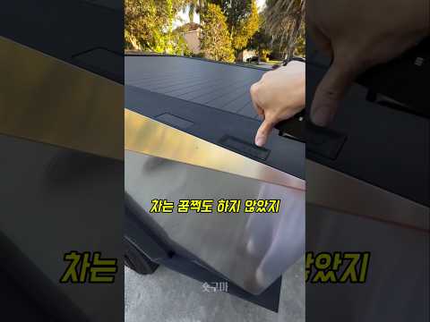 공짜 테슬라 사이버트럭을 놓친 여자 😂 #음악